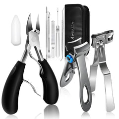 Werlla 360° rotating-head toenail clippers for precise, comfortable cuts, ideal for seniors.