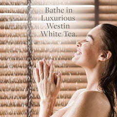 Westin White Tea Aloe Shampoo lather nourishes with jojoba and Provitamin B5.