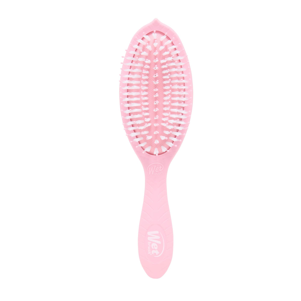 Wet Brush Go Green Watermelon Oil bottle ready for nourishing shine during styling
