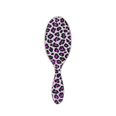 Wet Brush Original Detangler pink leopard glides through tangles with ease.