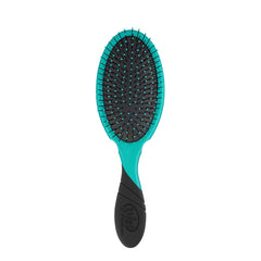 Wet Brush Pro Detangler EasyGrip Teal front view with ergonomic grip for comfortable detangling.