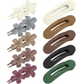 WEXFFU flat hair clip set in box shows premium packaging and durability.