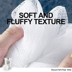 WhaleLife loofah-sponge-durable-material-white offers long-lasting durability for everyday baths.