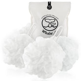 WhaleLife loofah-sponge large-body-white shows a large white loofah for thorough cleansing and thick lather.