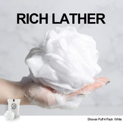 WhaleLife loofah-sponge-rich-foam-white creates inviting shower foam for daily use.