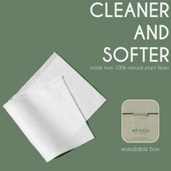 Whistle Wellness resealable towel box keeps towels hygienic between uses.