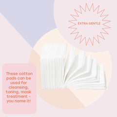 White Rabbit Naked Cotton Classic no-lint pads prevent fibers left on skin.
