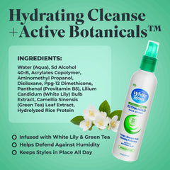 White Rain lightweight, non-sticky finish dries quickly after application