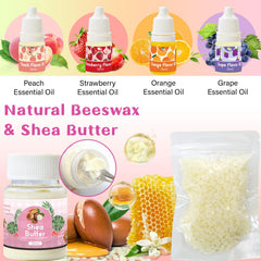 WhizToys lip balm kit droppers for mess-free flavor blend.