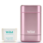 Wild pink case deodorant container for portable, all-day freshness.
