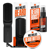 Wild Willies beard care kit product shot for daily beard maintenance