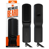 Wild Willies beard straightener compact design for on-the-go grooming and quick touch-ups.