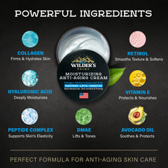 WildPRIME men's face moisturizer jar closeup emphasizes nourishing formula for smoother texture.