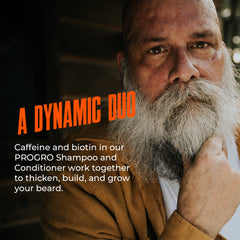 Wild Willies PROGRO packaging box showing complete beard care kit