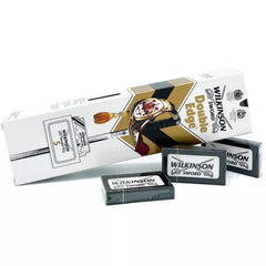 Wilkinson Sword Classic DE razorblades 100-pack front view for reliable daily shave