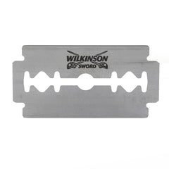 Wilkinson Sword Classic DE razorblades box inside blades highlights value and durability