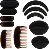 WILLBOND 11-piece hair bump sponge set packaging demonstrates versatile styling options for various looks