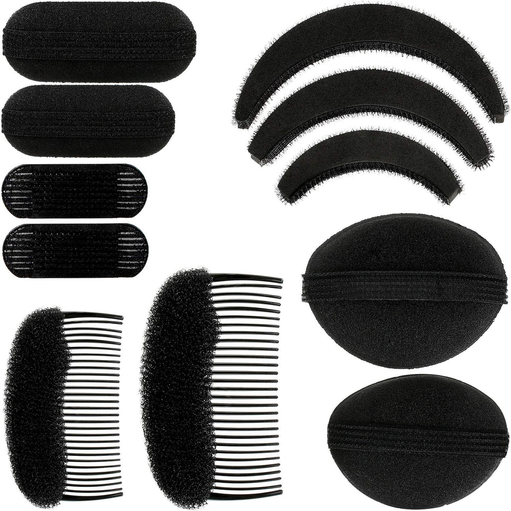 WILLBOND 11pc volume hair bases set, versatile for DIY bouffant hairstyles