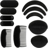 WILLBOND 11pc volume hair bases set, versatile for DIY bouffant hairstyles