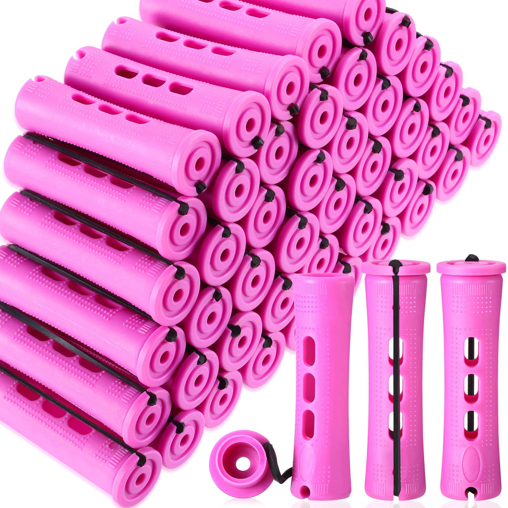 WILLBOND 60 purple perm rods pack for home styling and sharing with family.