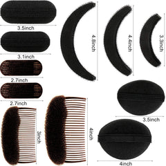 WILLBOND volume base clip in hair demonstrates easy DIY bouffant for everyday elegance