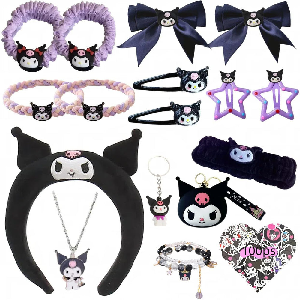 WINBBY 117Pcs kawaii gifts set packaging displays assorted accessories for playful daily outfits.