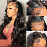 Wingirl 24inch 220 density HD lace front wig with body wave for natural texture