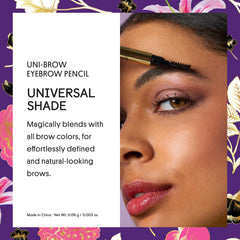 Winky Lux Uni-Brow Pencil precision-tip close-up for hair-like strokes