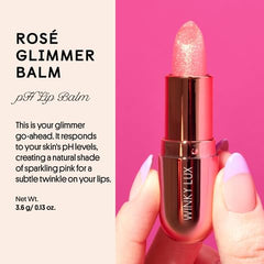 Winky Lux Glimmer Balm vanilla scent closeup highlights luxurious aroma.