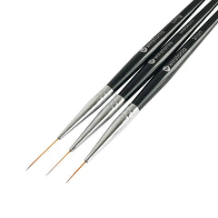 Winstonia Striping Brush short-length cap for precise thin lines on nails.