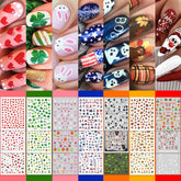 Winthrop estampas uñas 30 hojas todo el año: decoración rápida y duradera para cualquier ocasión.