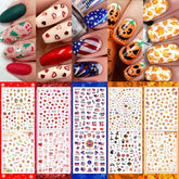 Winthrop holiday nail stickers pack closeup for quick seasonal nails at home.