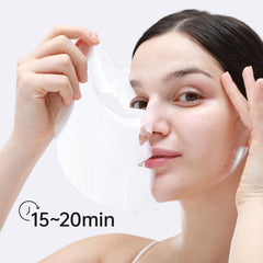 +WIS+ Witch Hazel infusion in the mask scene suggests soothing relief and balanced redness.