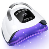 Wisdompark 320W UV LED Nail Lamp front view for fast home gel curing.