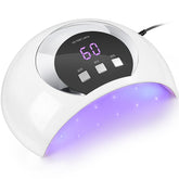 Wisdompark UV LED Nail Lamp front view aids fast at-home gel curing.
