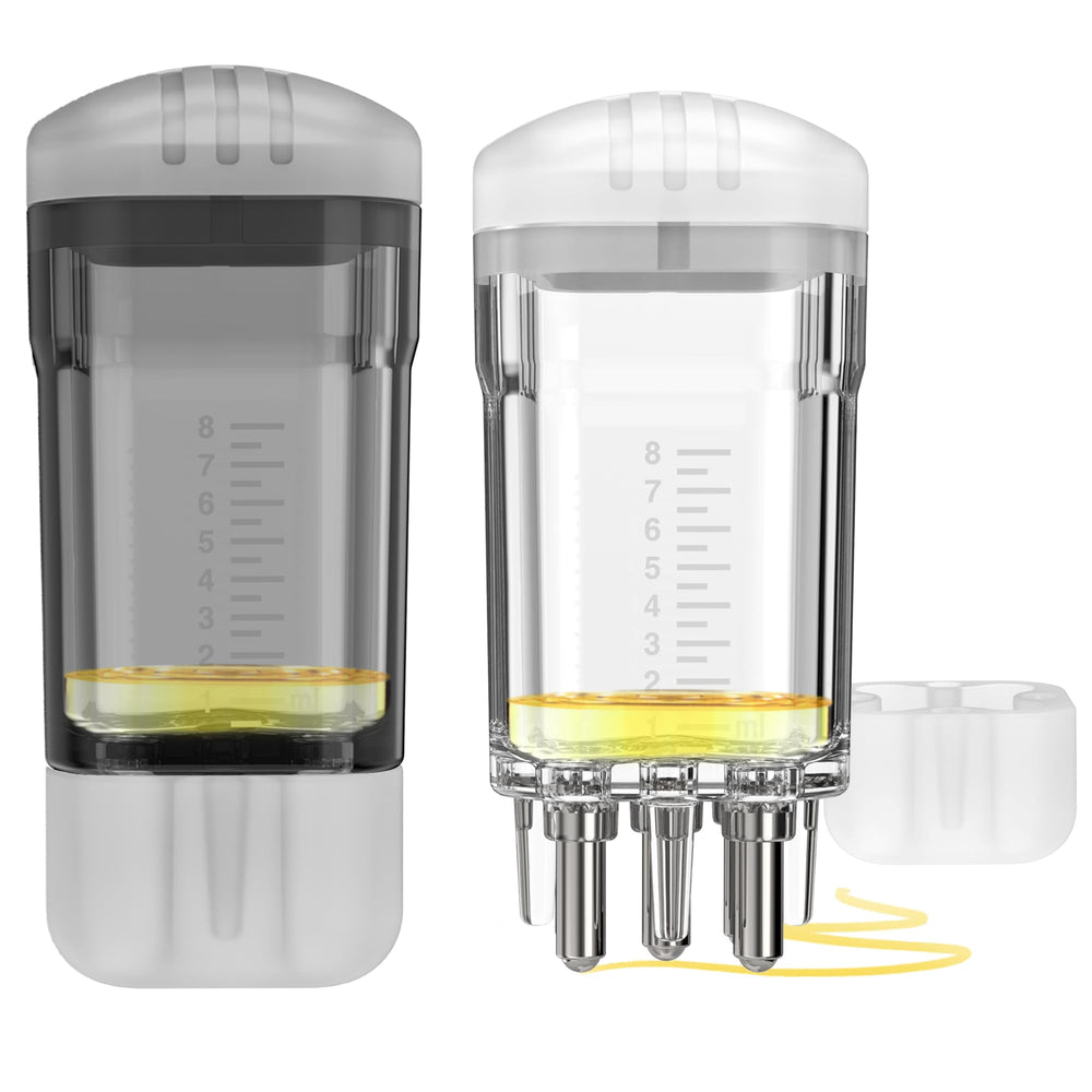 WL-YBOPRO front view of two applicator bottles showing portability and neat storage