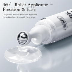 WMK face application area demonstrating even tone and texture refinement
