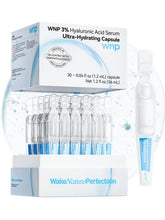 WNP Hyaluronic Serum 3% pour bottle delivers deep hydration for dry skin
