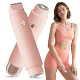 WOLLEA 2in1 bikini trimmer pink dual heads for versatile full-body grooming