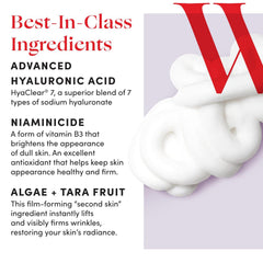 Womaness The Works Niacinamide even-tone close-up showcases radiant, balanced skin.