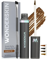 Wonderskin Dream Brow Gel ofrece aplicación rápida para cejas definidas y naturales