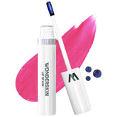 Wonderskin Wonder Blading Neon Rose Masque application close-up for long-lasting tint
