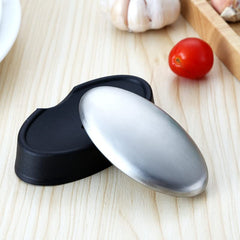 WondMall stainless steel soap surface shown for 30-second rub