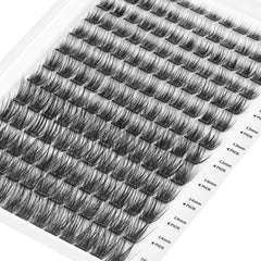 WONSIS 156-cluster lashes mixed sizes laid out for versatile evening looks