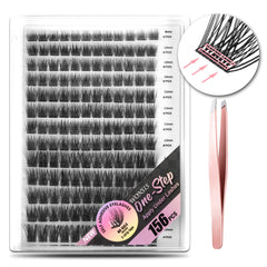 WONSIS self-adhesive eyelashes box front for quick glam without glue