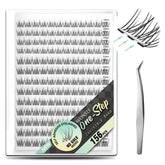 WONSIS self-adhesive eyelash clusters pack 156 pieces for versatile looks