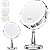 WOOCICA makeup mirror lights 9 inch, bright adjustable illumination for precise makeup application