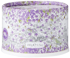 Lavender scent close-up from Woods of Windsor powder emphasizing soothing aroma.