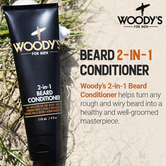 Woodys vitamin-e-panthenol-matrixyl ingredients promote softer beard and healthier skin.