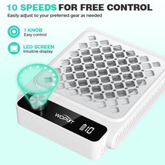 Woput nail dust collector 30-filter papers pack for quick hygienic replacements